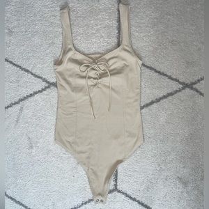 Abercrombie & Fitch Cotton-Blend Tank Bodysuit